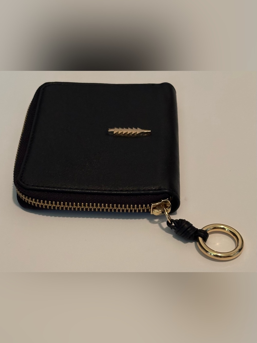 NWOT Thacker New York | Julia Zip-Around Wallet | Black Leather - Picture 3 of 10